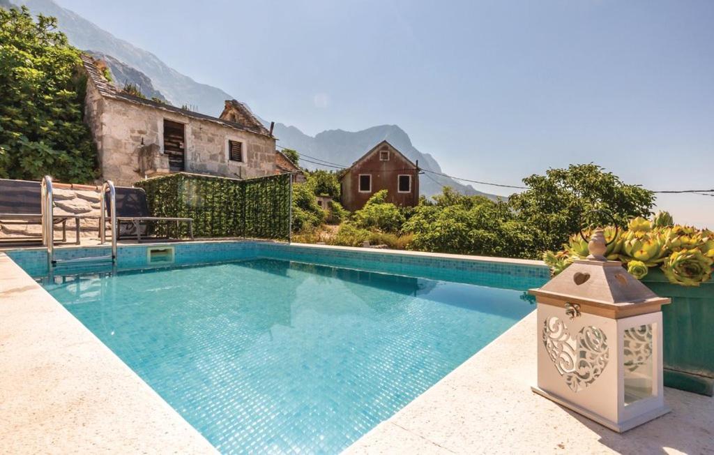 Villa Kristina - Ferienhaus Baska Voda - Topici, Private Outdoor Swimmingpool, Wifi Εξωτερικό φωτογραφία